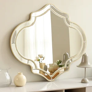 Large Gold Wall Mirror Glass Frame