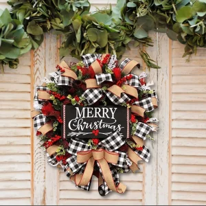 Christmas Holiday Art Wreath