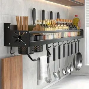 Wall-mounted Kitchen Organizer Shelf