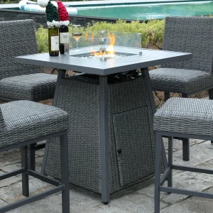 36" Square Fire Pit Table