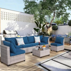 7 Piece Outdoor Sectional Sofa Sets